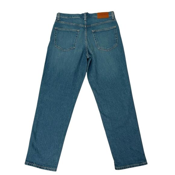 Lucky Brand Jeans Womens 28x28 Blue Boyfriend Mid Rise Relaxed Straight Denim - Picture 5 of 13